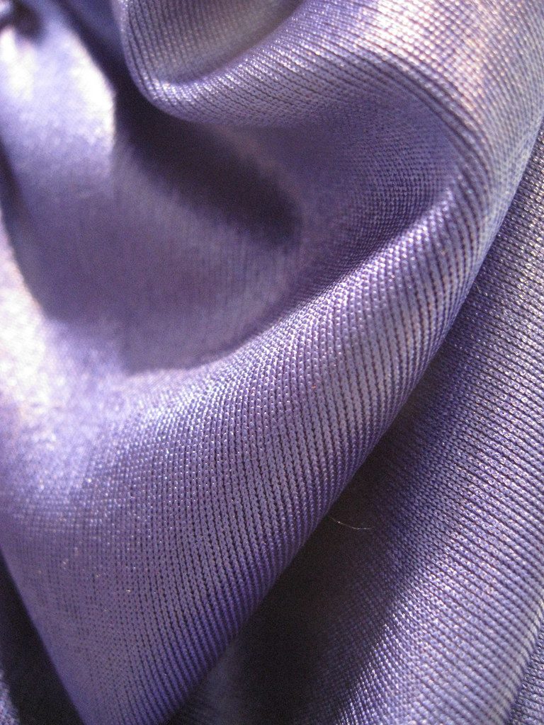 Purple polyester fabric